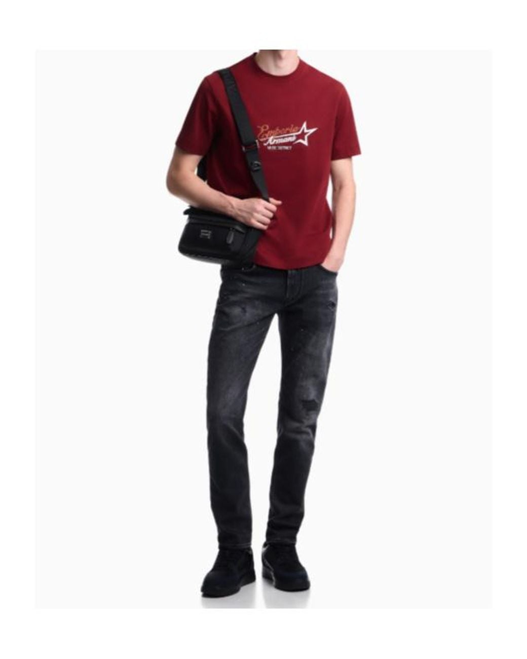 Emporio Armani Embroidered Logo T-Shirt for men
