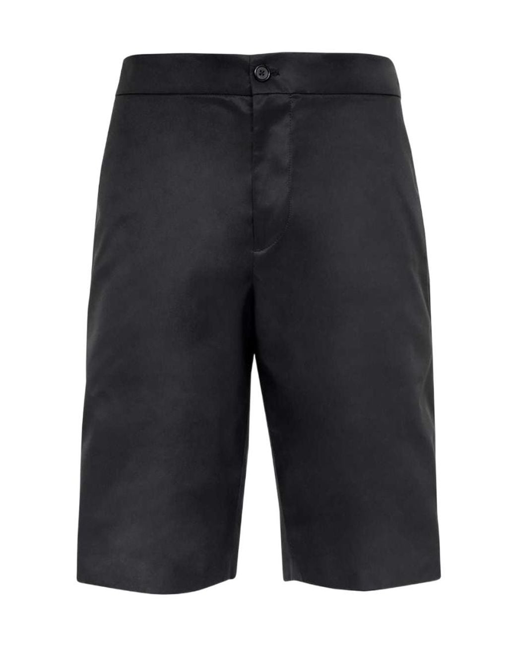 McQueen Blue Panelled Knee-Length Shorts for men