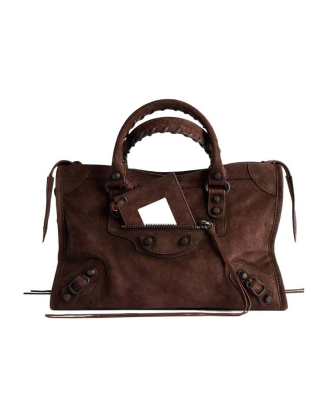 Balenciaga Brown Le City Small Shoulder Bag