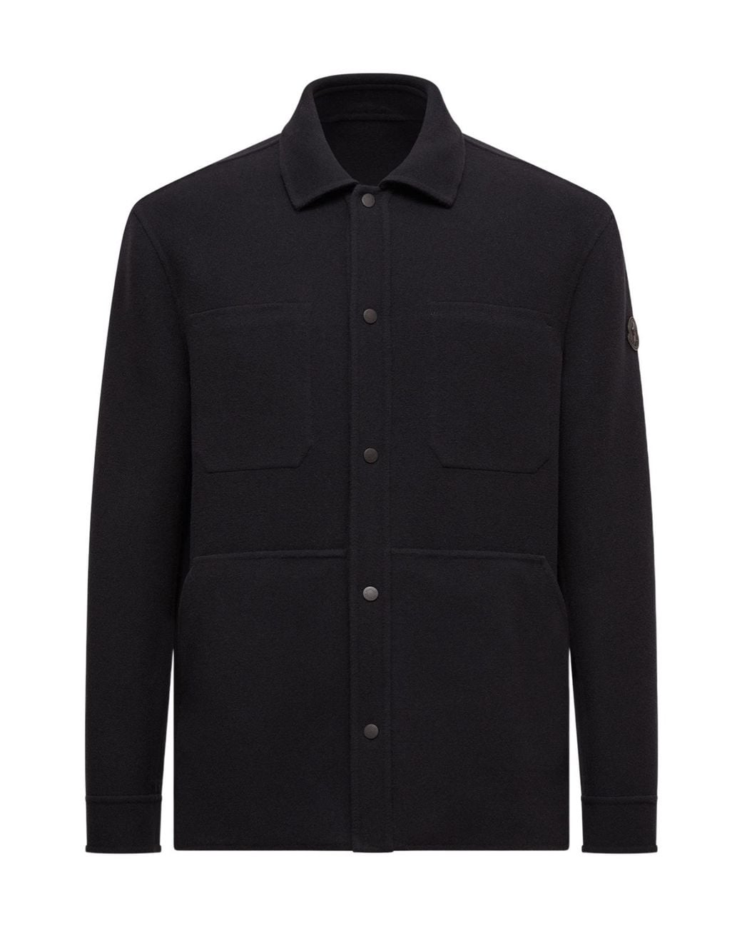 Moncler Blue Tagnit Reversible Shirt Jacket for men
