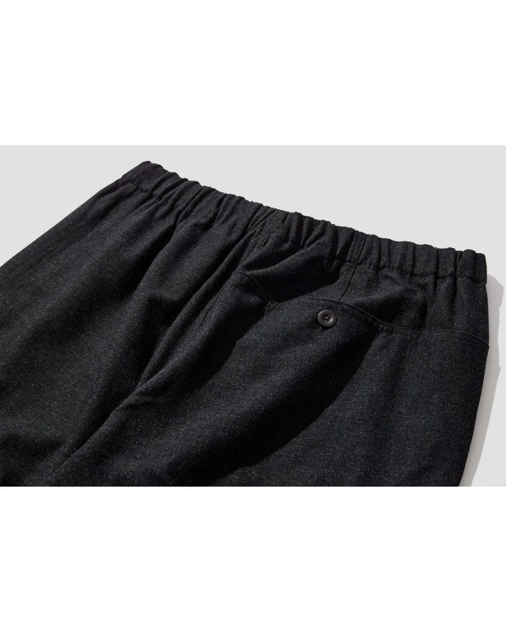 Norse Projects Black Trysil Regular Wool Pants for men