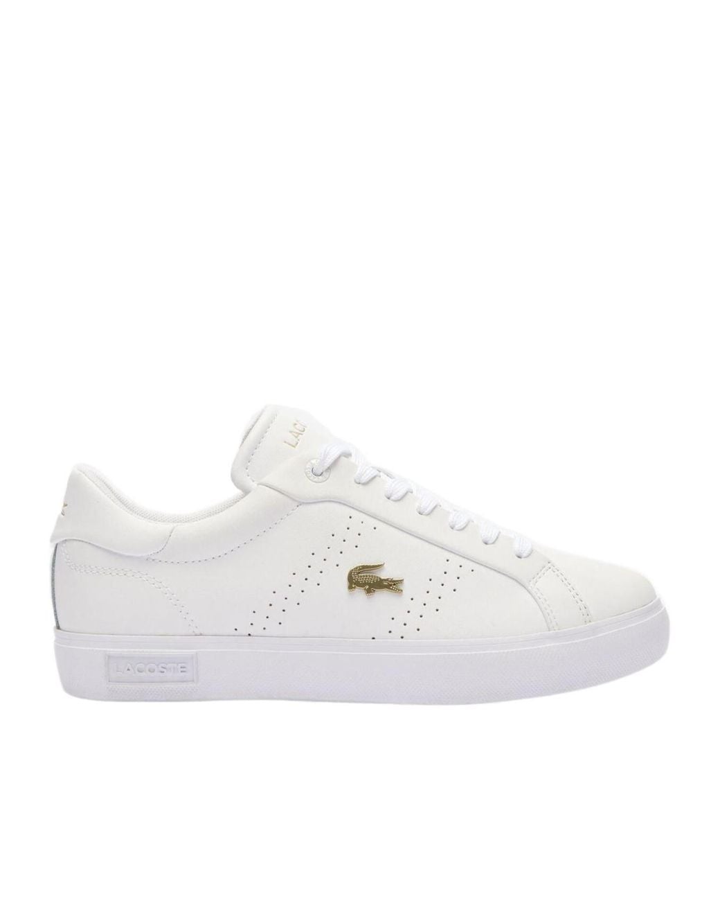 Lacoste White Simple And Casual Shoes for men
