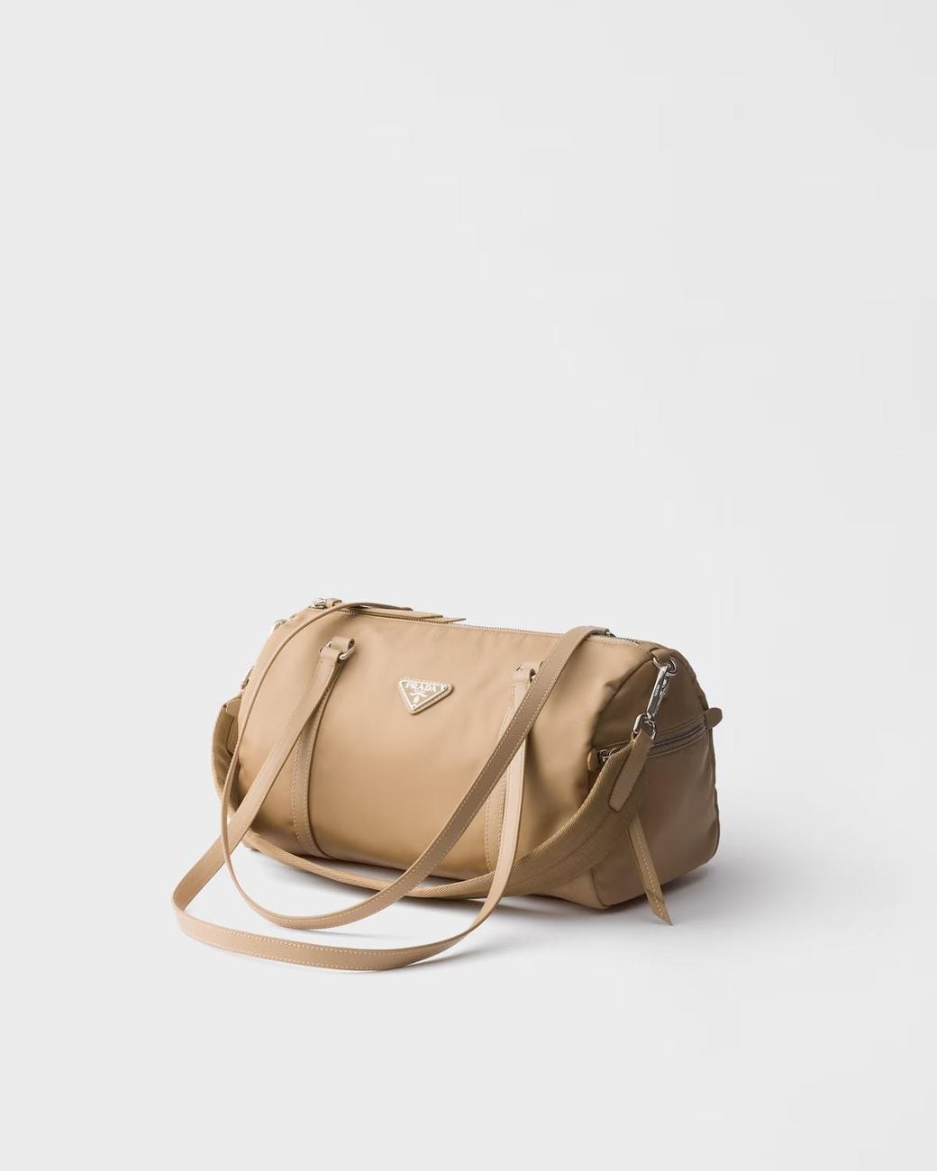Prada Natural Large Zipped Duffel Bag
