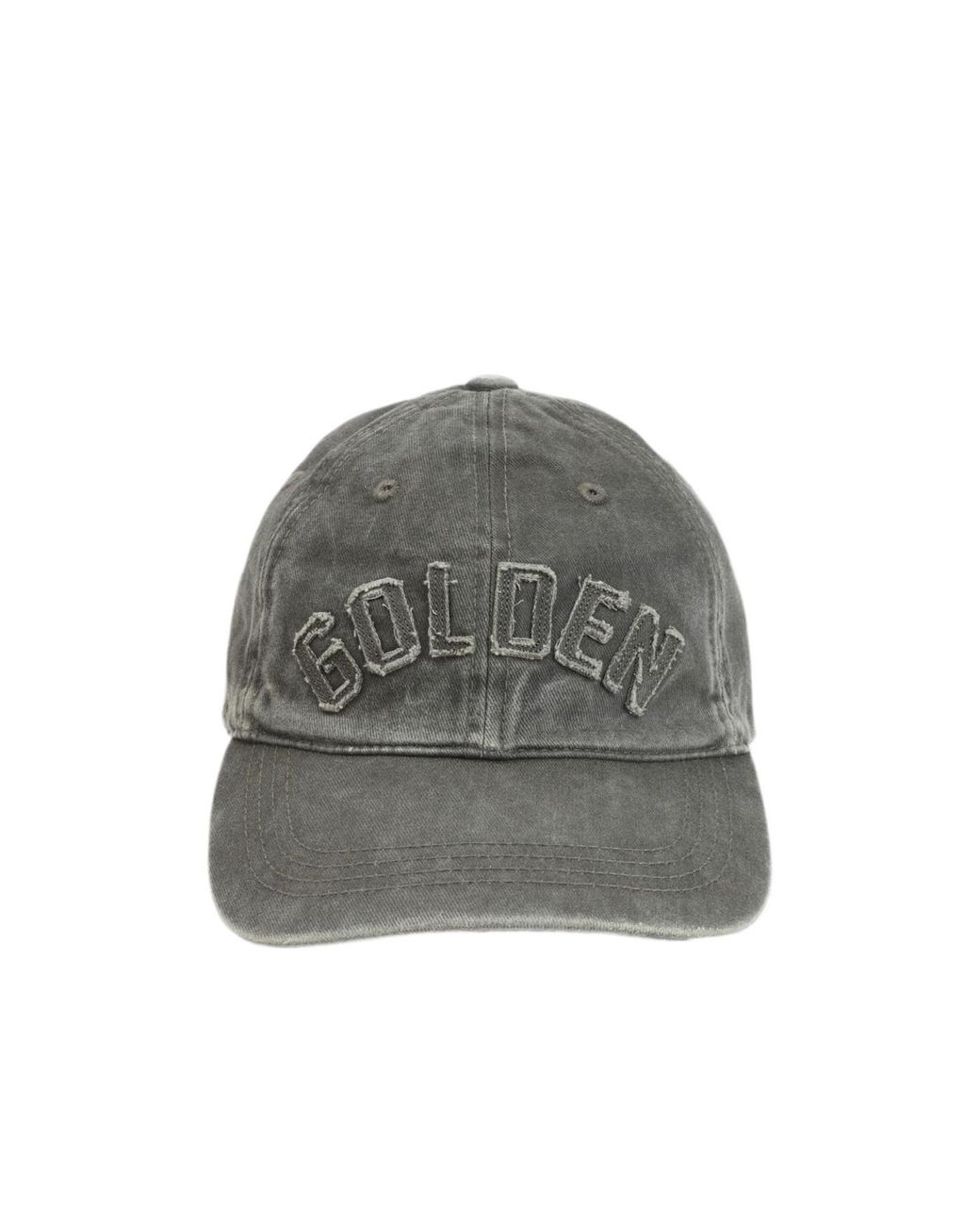 Golden Goose Deluxe Brand Gray Logo-Appliqué Baseball Cap