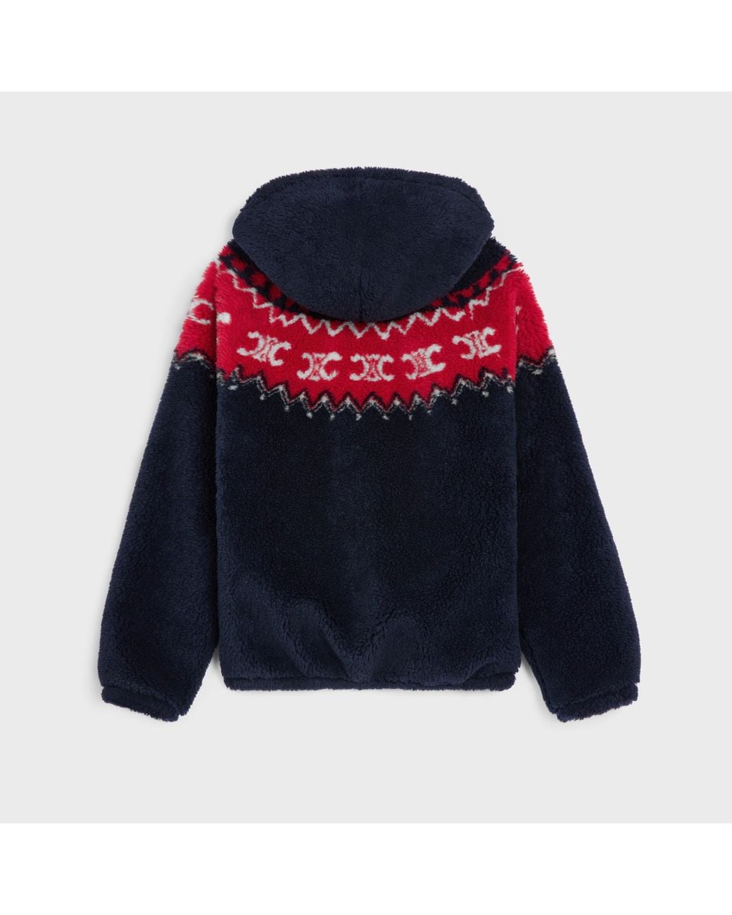 Céline Blue Hooded Jacket for men