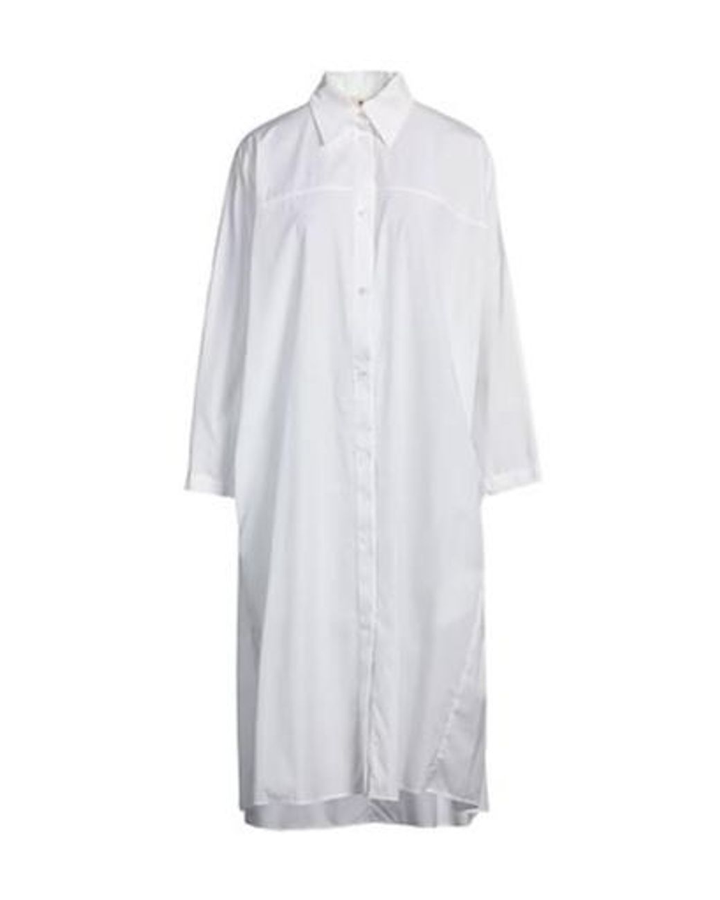 Marni White Midi Dress Cotton