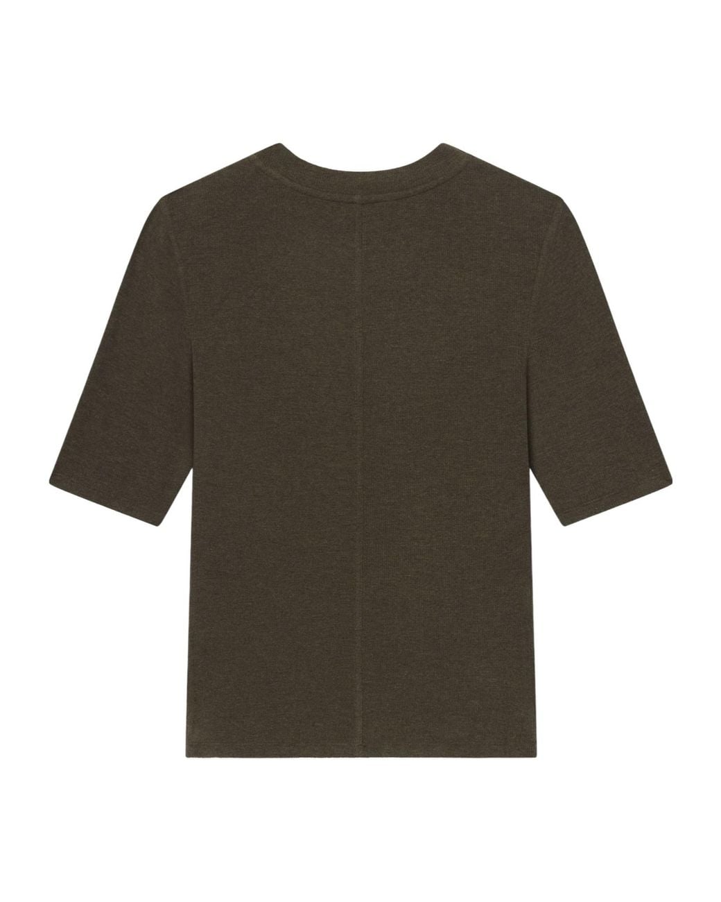 FRAME Green Crew-Neck T-Shirt