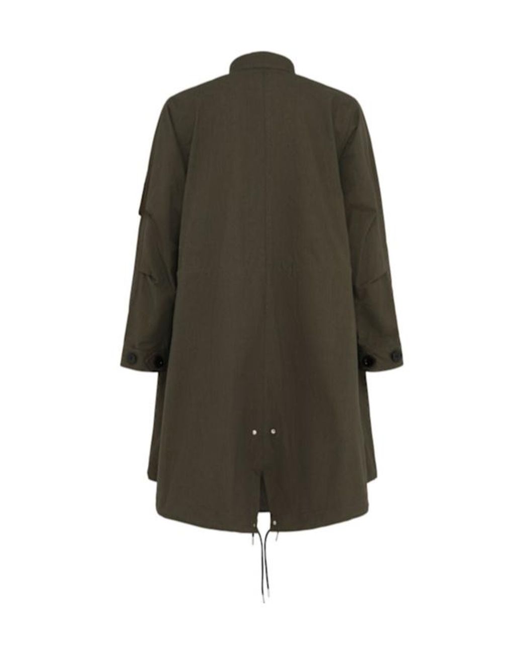 Sacai Green Ripstop Coat for men