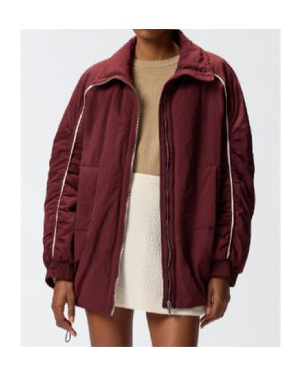 Pinko Red Clarinda Long-Sleeve Jacket