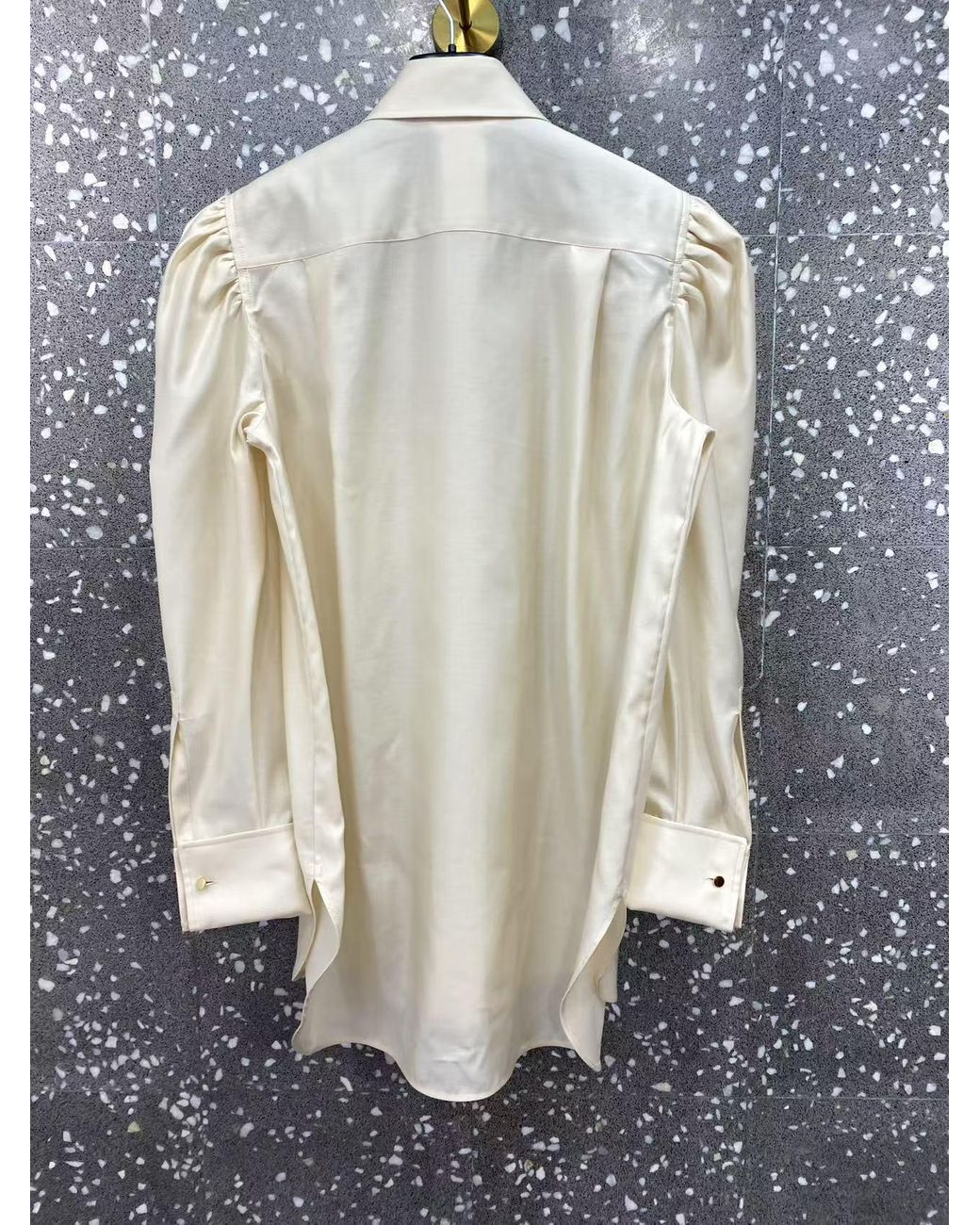 Max Mara White Faraday Puff-Sleeved Shirt