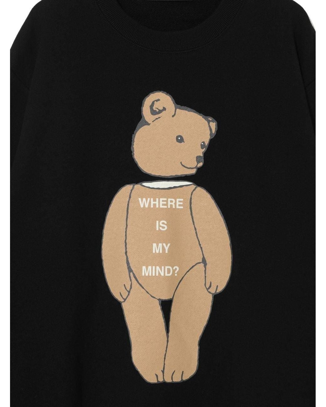 Undercover Black Teddy Graphic Sweatshirt for men