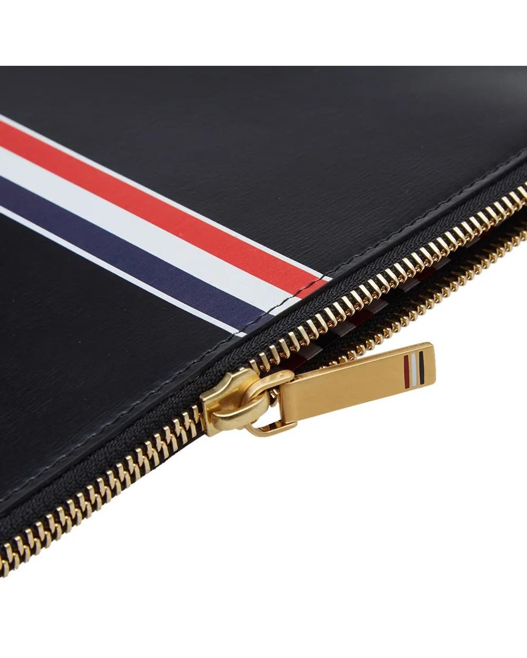 Thom Browne Black Logo Hand-Held Bag for men