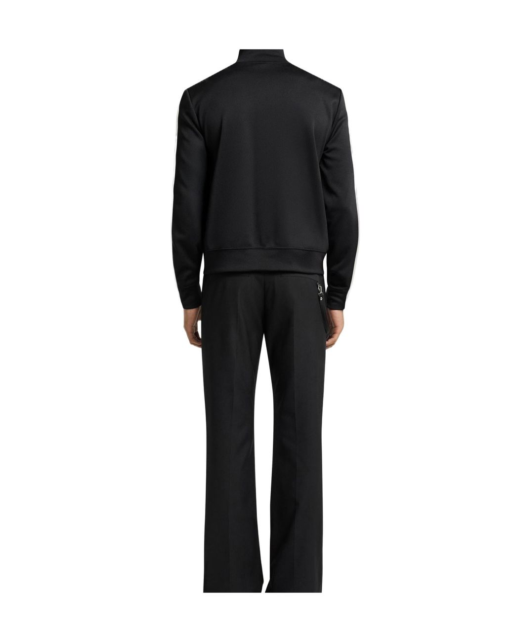 Courreges Black Side-Stripe Tracksuit Jacket for men