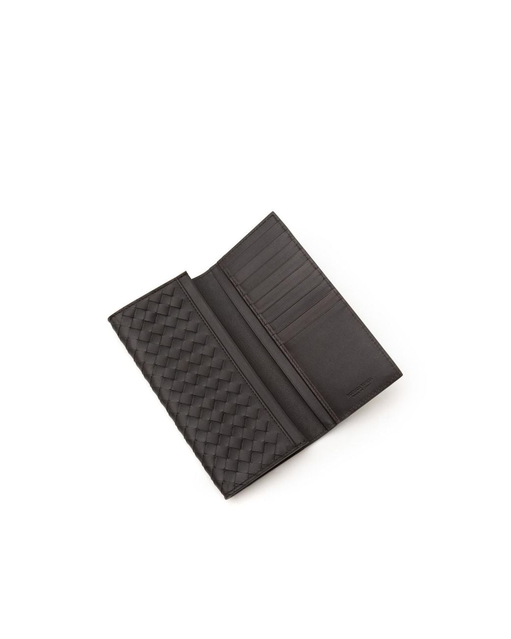 Bottega Veneta Black Weaving Wallet for men