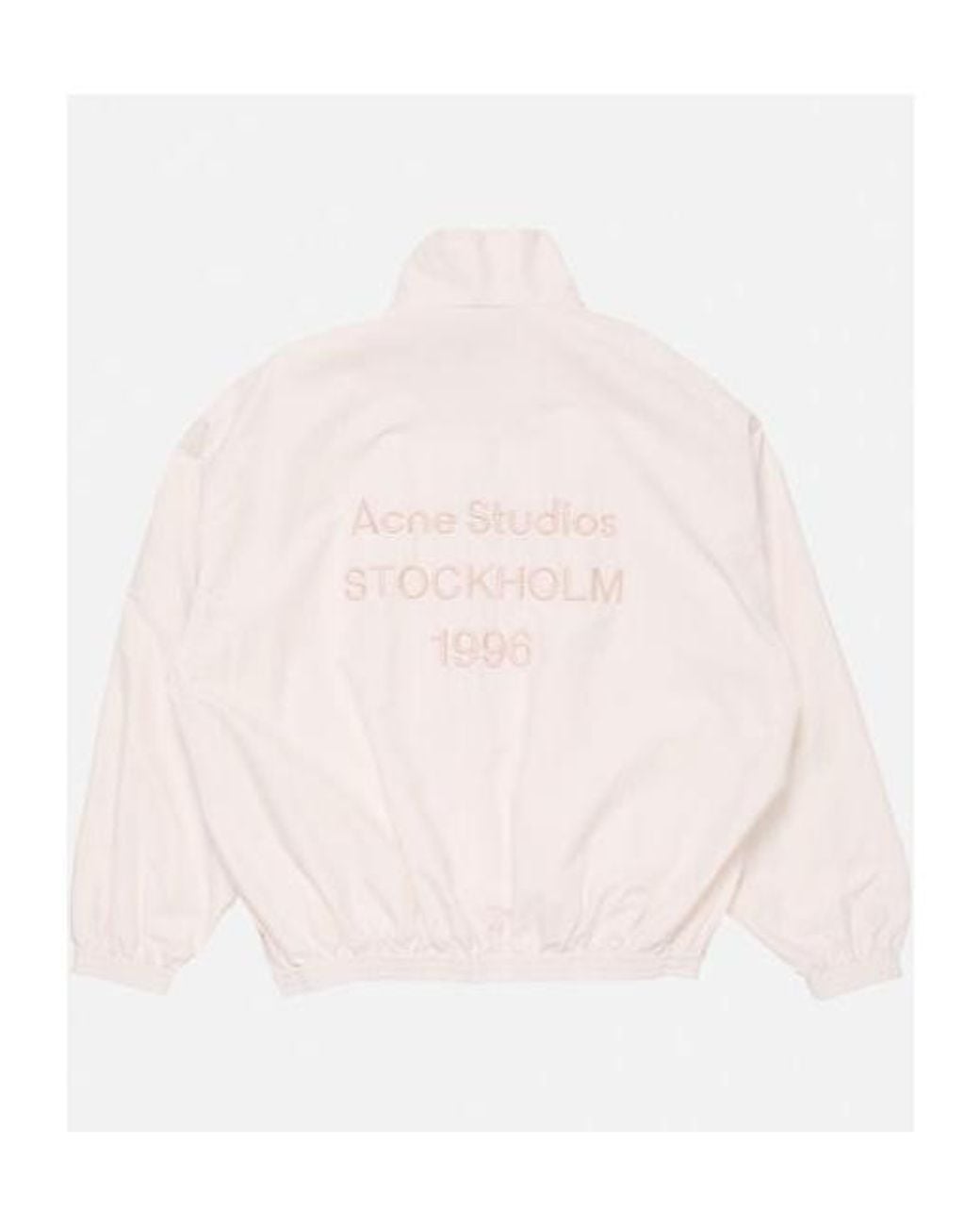 Acne Pink Puff-Sleeve Zip-Up Jacket for men