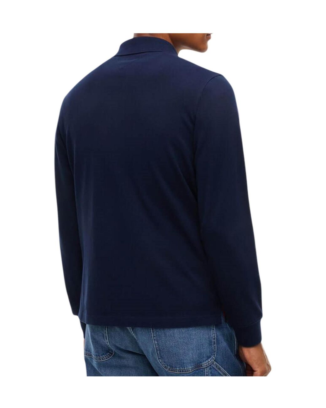 Tommy Hilfiger Blue Long-Sleeve Polo Shirt for men