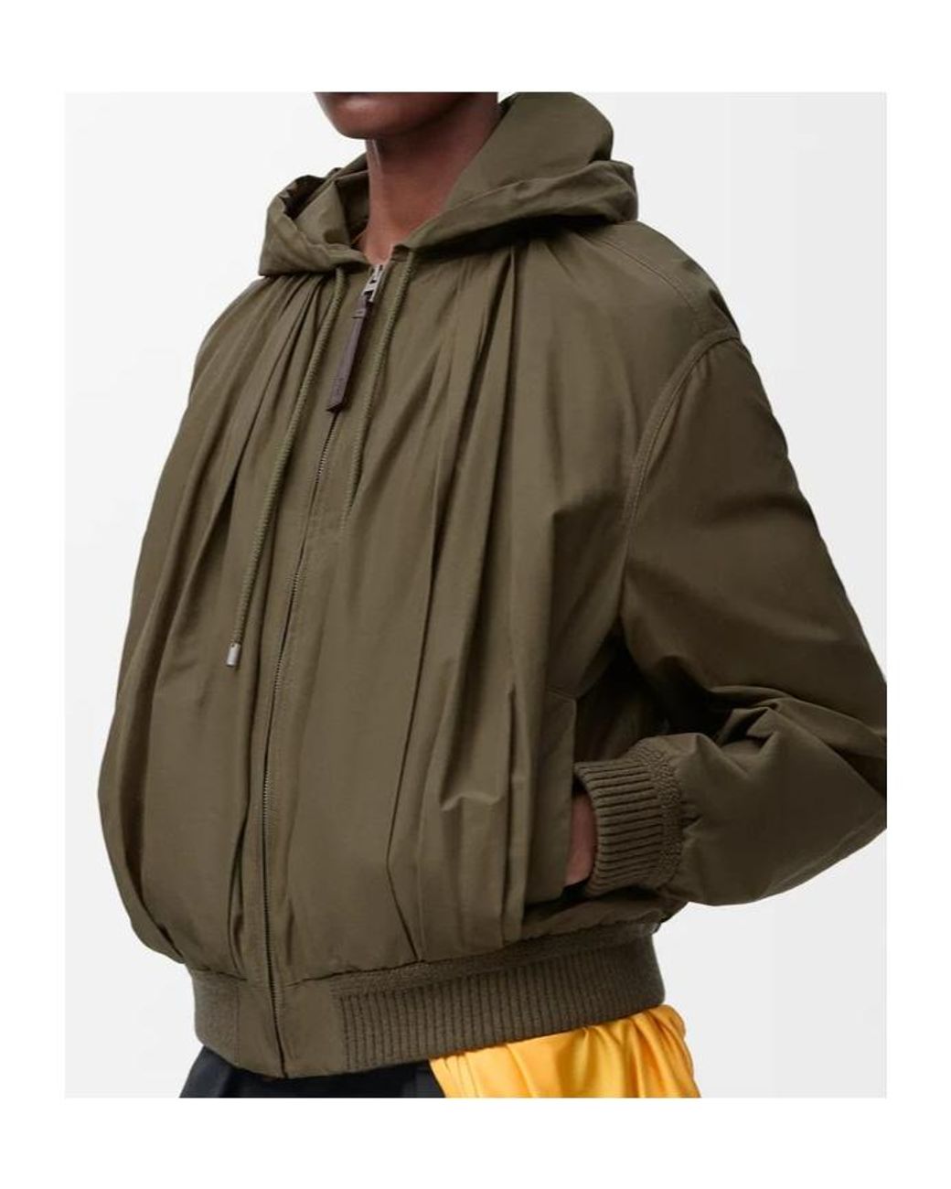 Loewe Brown Hooded Jacket