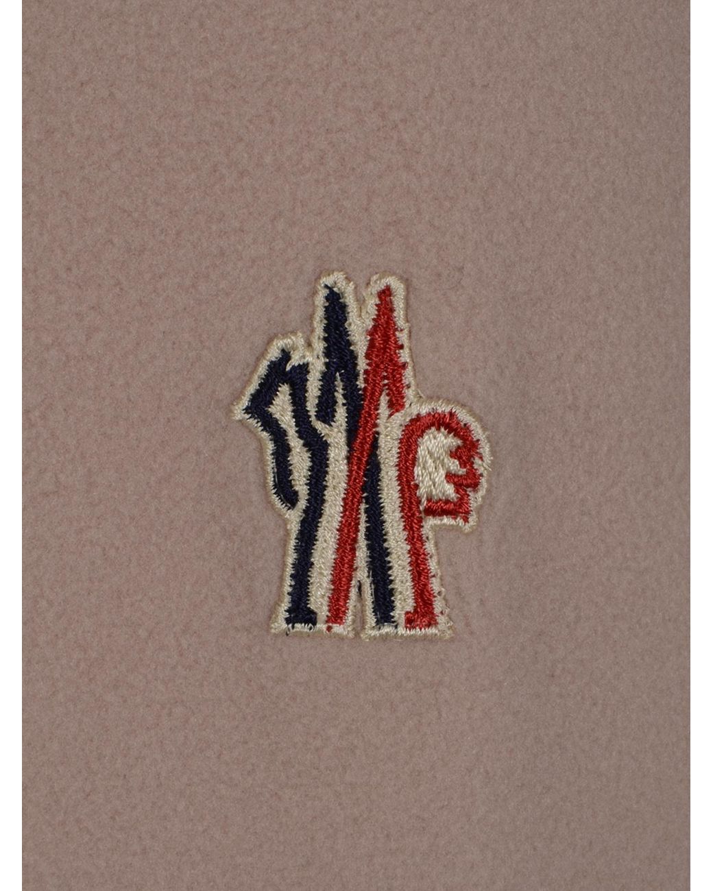Moncler Pink Half-Zip Sweatshirt