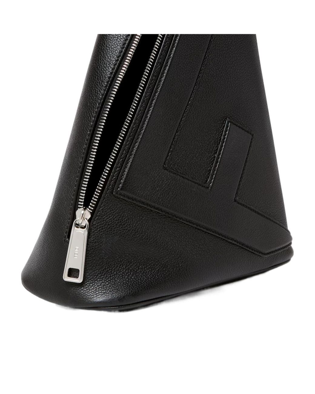 Fendi Black フェンディ ローマ フェンディ コノ ラージ ワンショルダー バックパック for men
