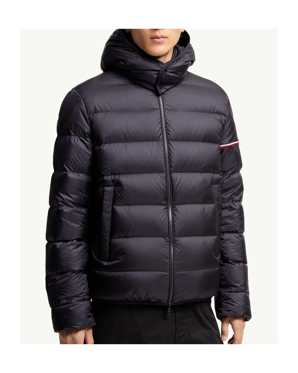 Moncler Black Ravenlock Hooded Padded Jacket for men