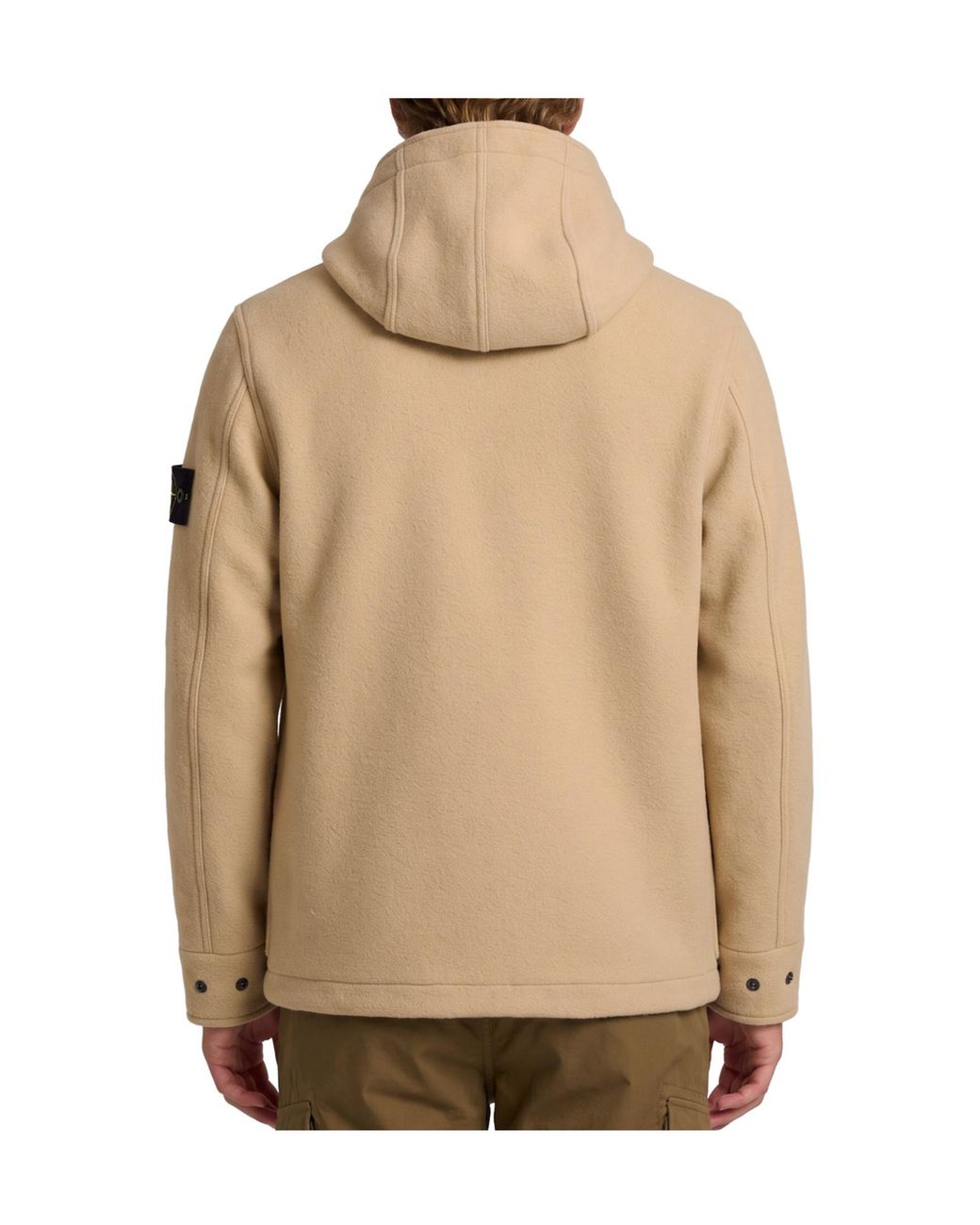 Stone Island Natural 4100039 Heavy Melton for men