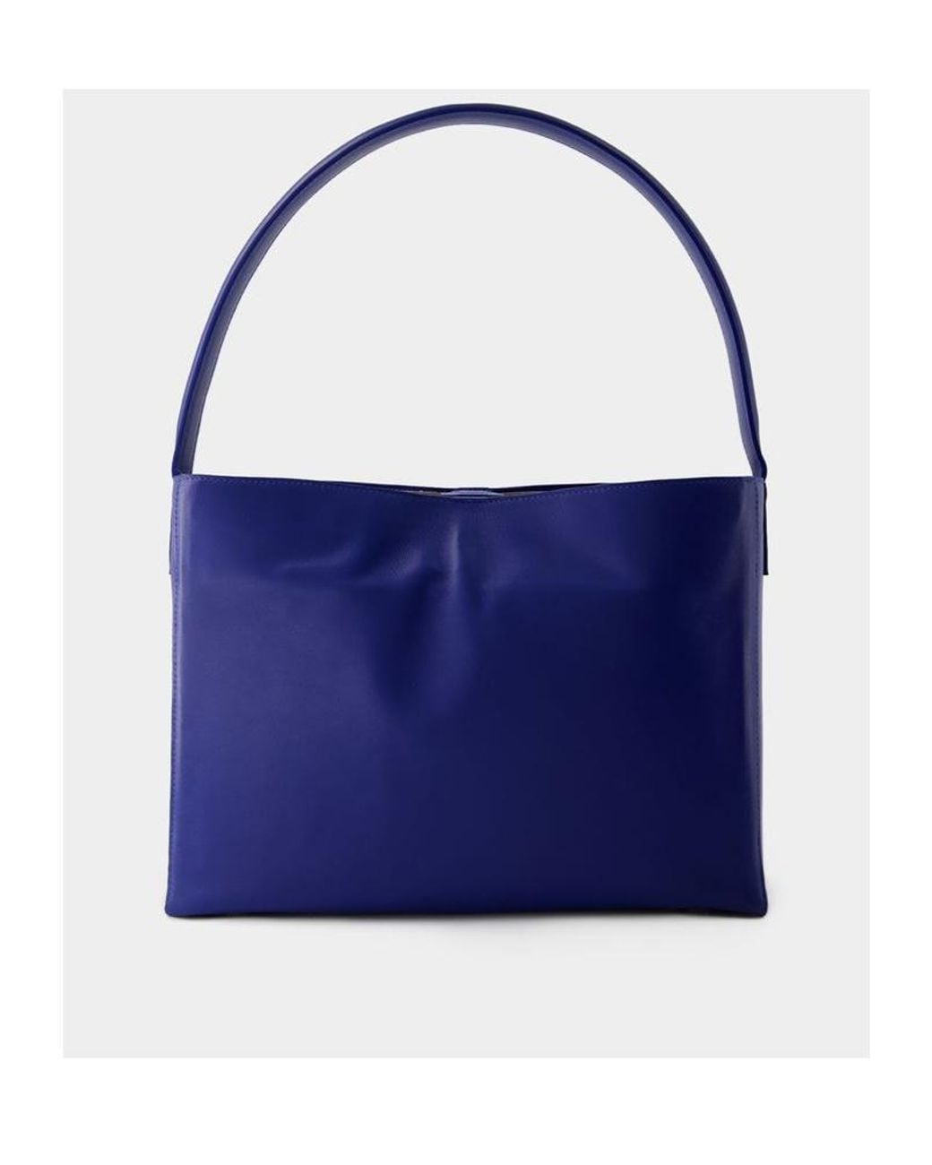 Ines De La Fressange Paris Blue Leonore L Shoulder Bag