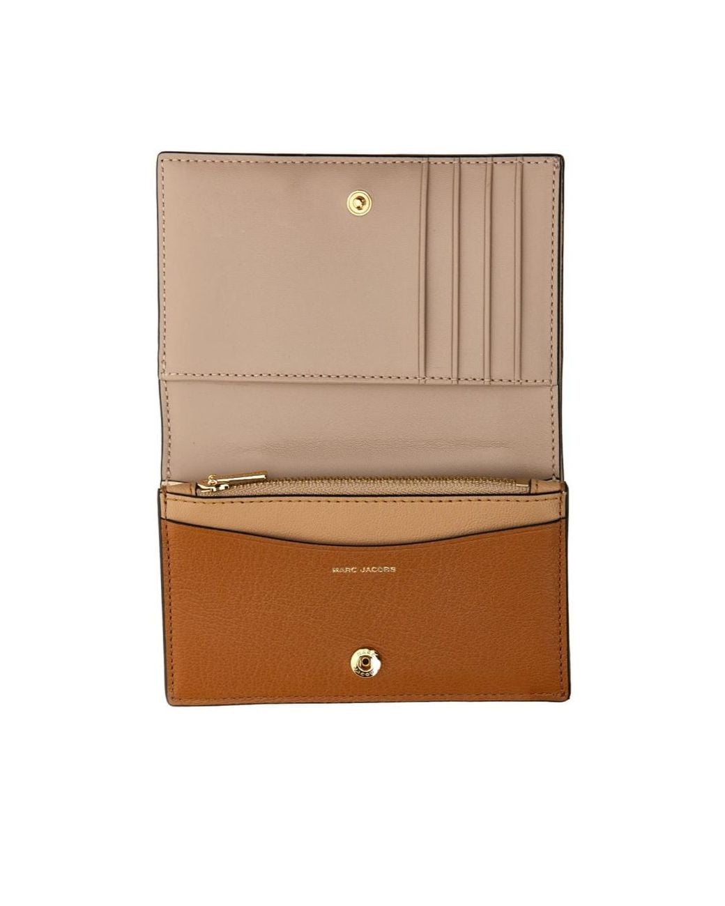 Marc Jacobs Brown The Small Bi-Fold Wallet