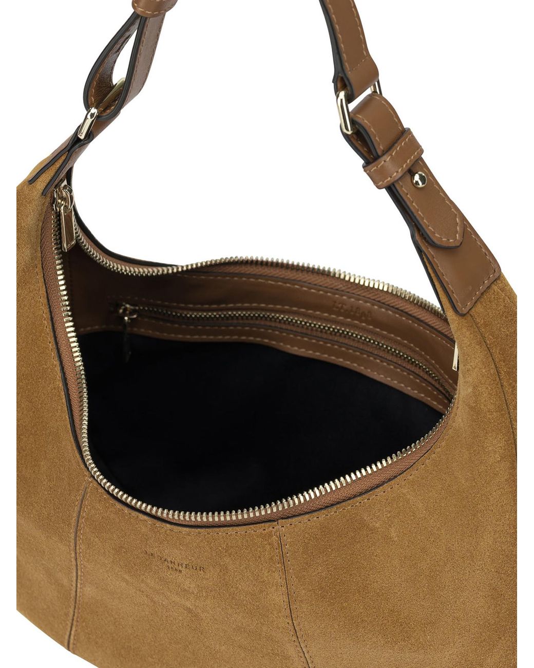 Le Tanneur Brown Hobo Shoulder Bag