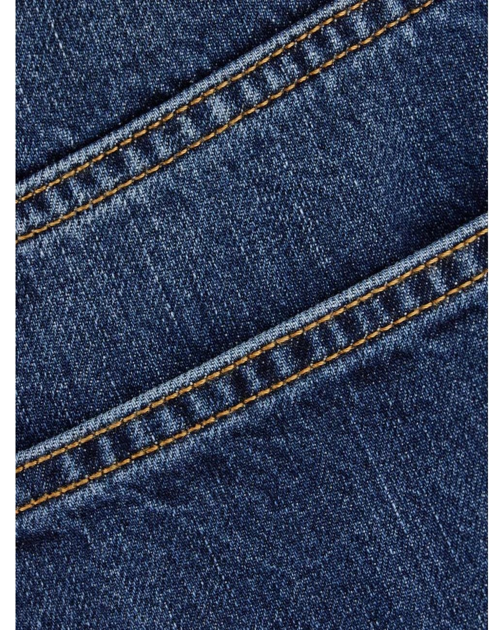 Givenchy Blue Logo Patch Relaxed-Fit Jeans for men