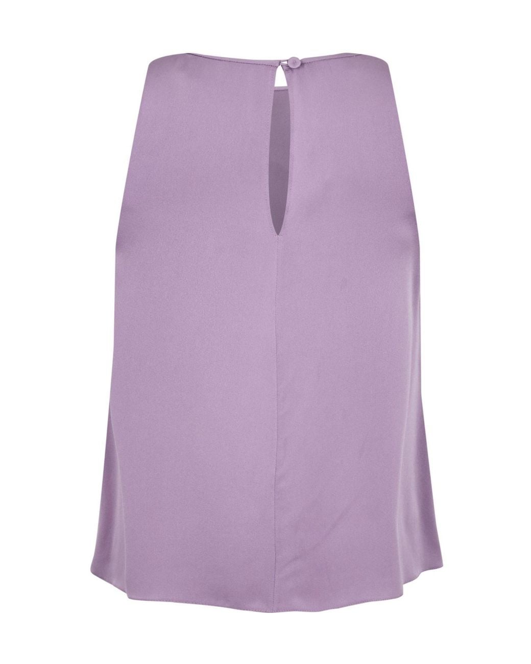Emporio Armani Purple Sleeveless Top