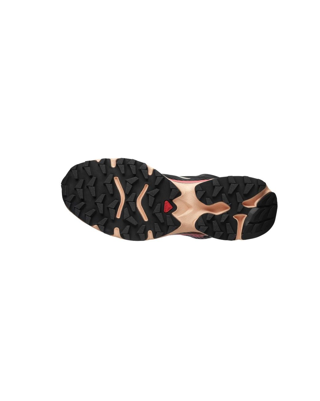 Salomon Lab Brown Salomon Xt-4 Og Aurora Borealis Logo Printed Sneakers