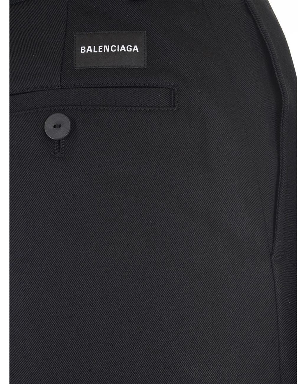 Balenciaga Blue Straight Five-Cent Pants