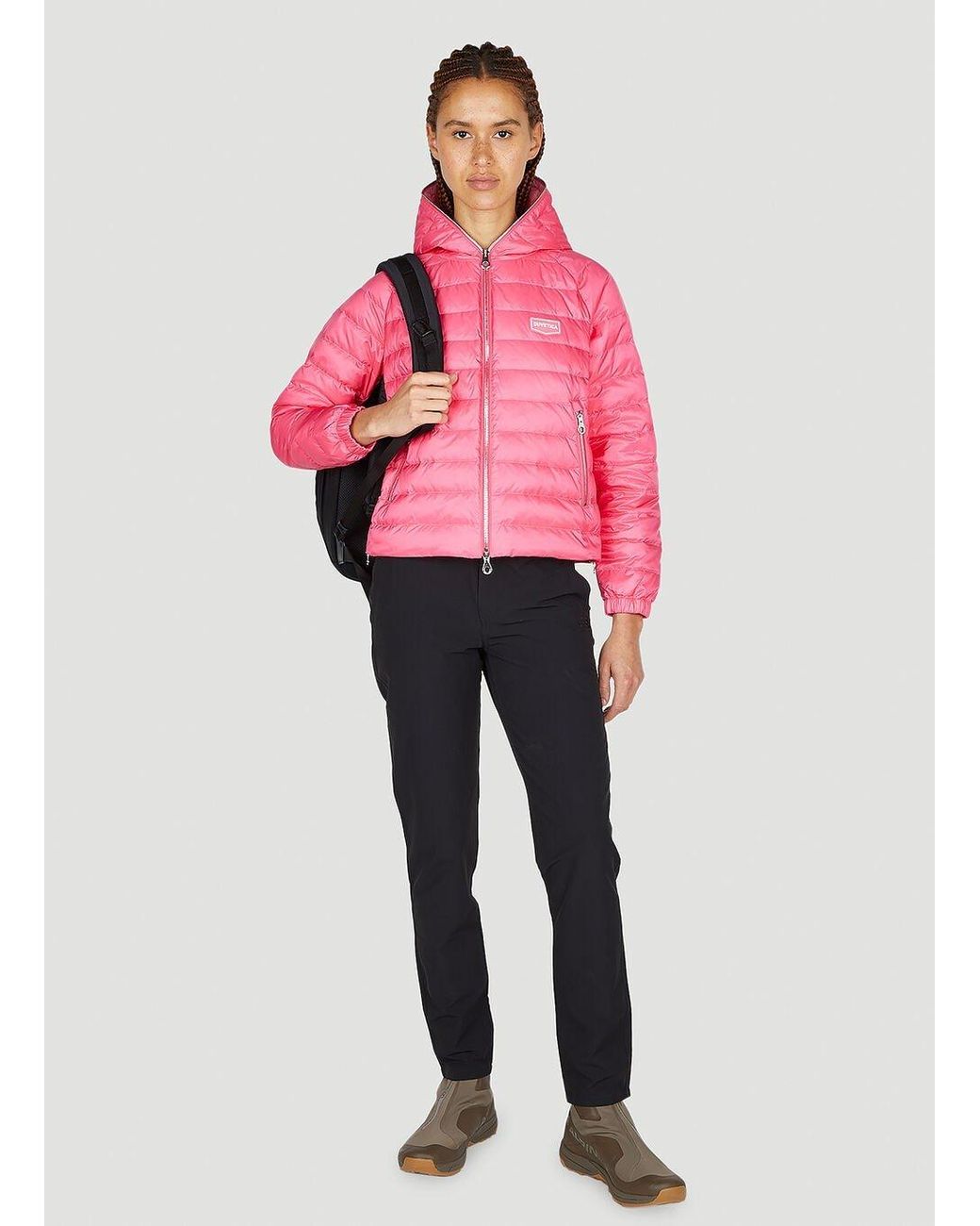 Duvetica Pink Caroma Quilted Padded Jacket