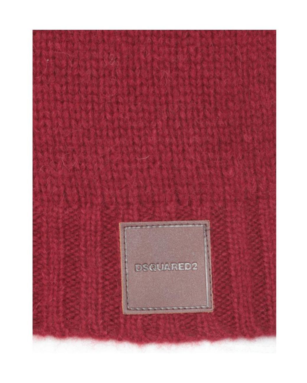 DSquared² Red Logo-Patch Crewneck Jumper for men