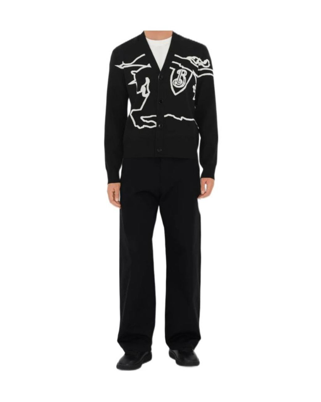 Burberry Black Cardigan for men