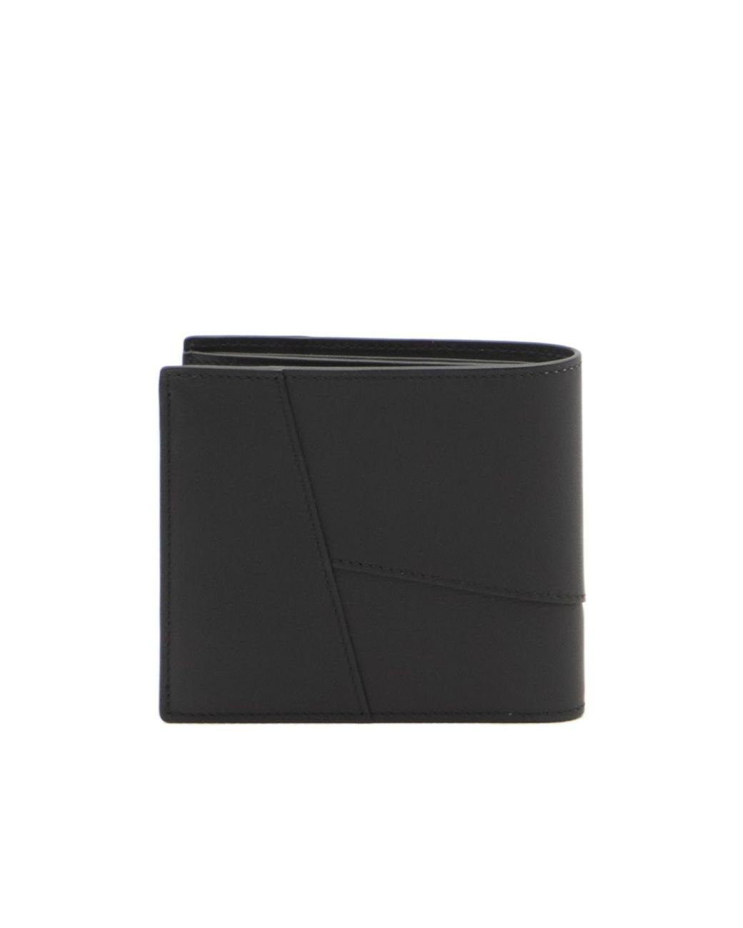 Loewe Black Logo Embossed Bi-Fold Card Holder for men