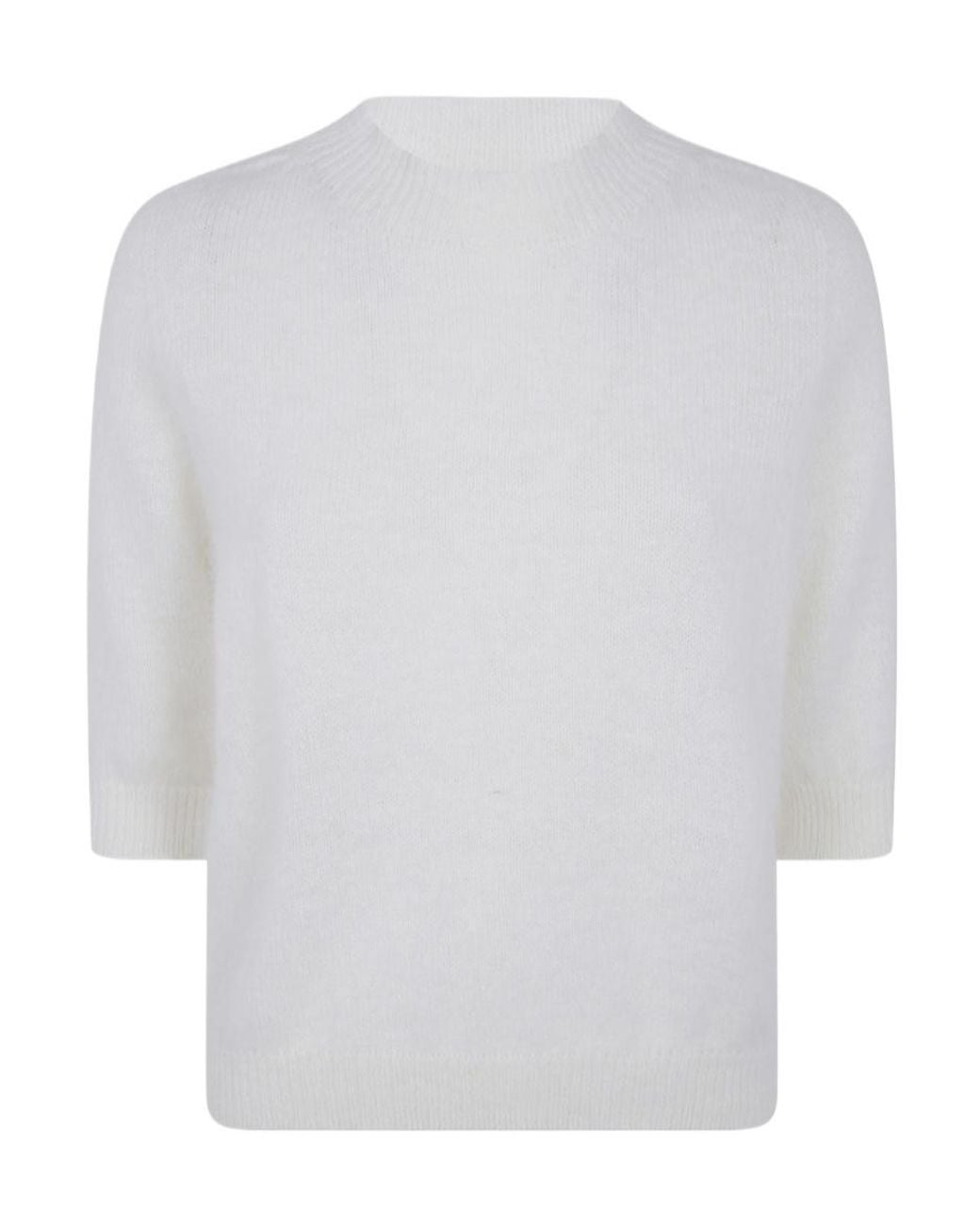 Nuur White Long-Sleeved Sweater
