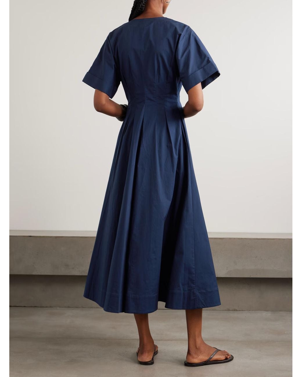 Staud Blue Elle Dress