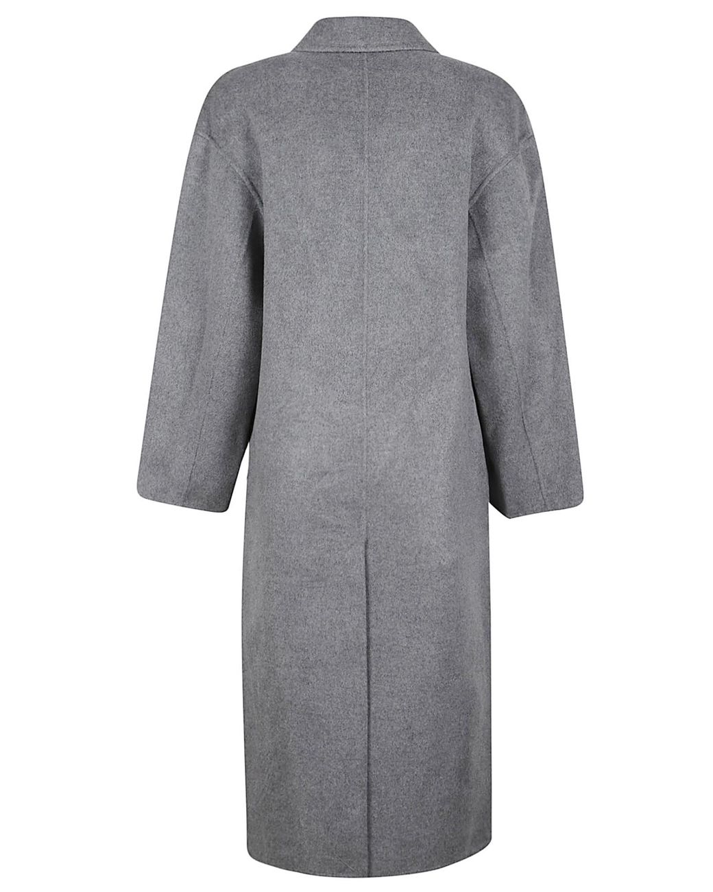 Loulou de Saison Gray Borneo Double-Breasted Coat