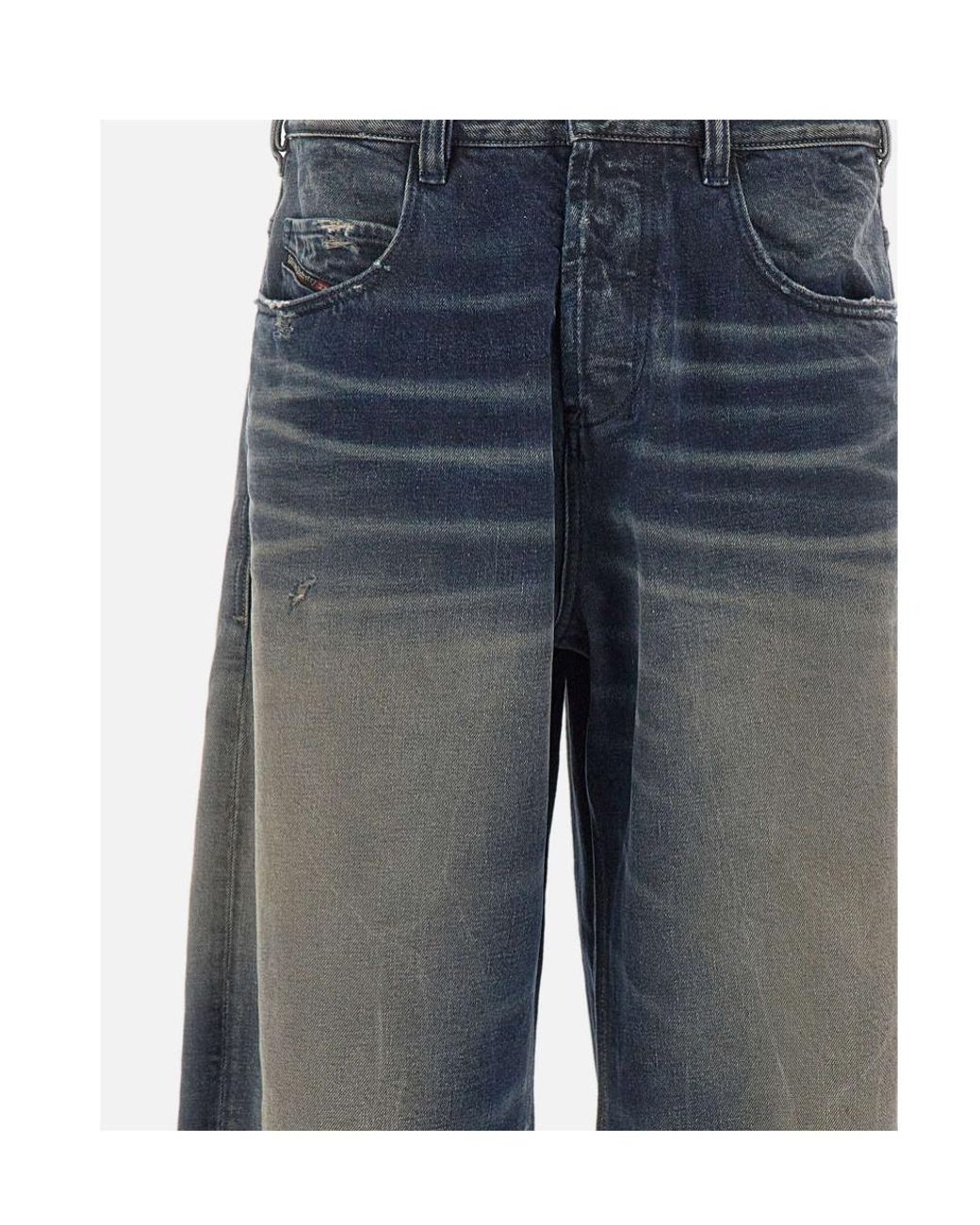 DIESEL Blue 1997 D-Enim Relaxed Jeans for men