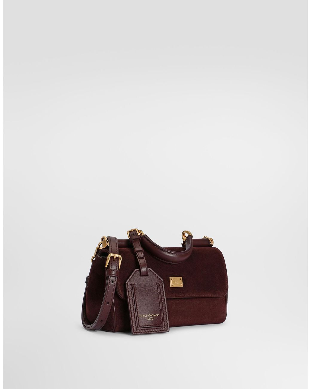 Dolce & Gabbana Red Top Handle Shoulder Bag
