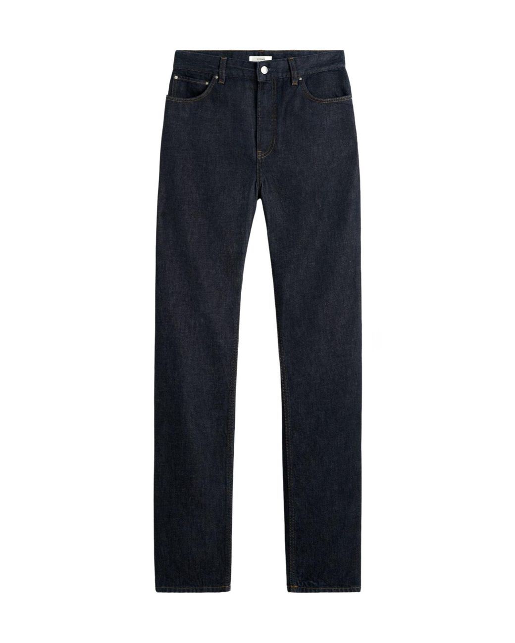 Totême Blue High-Waisted Slim-Fit Jeans