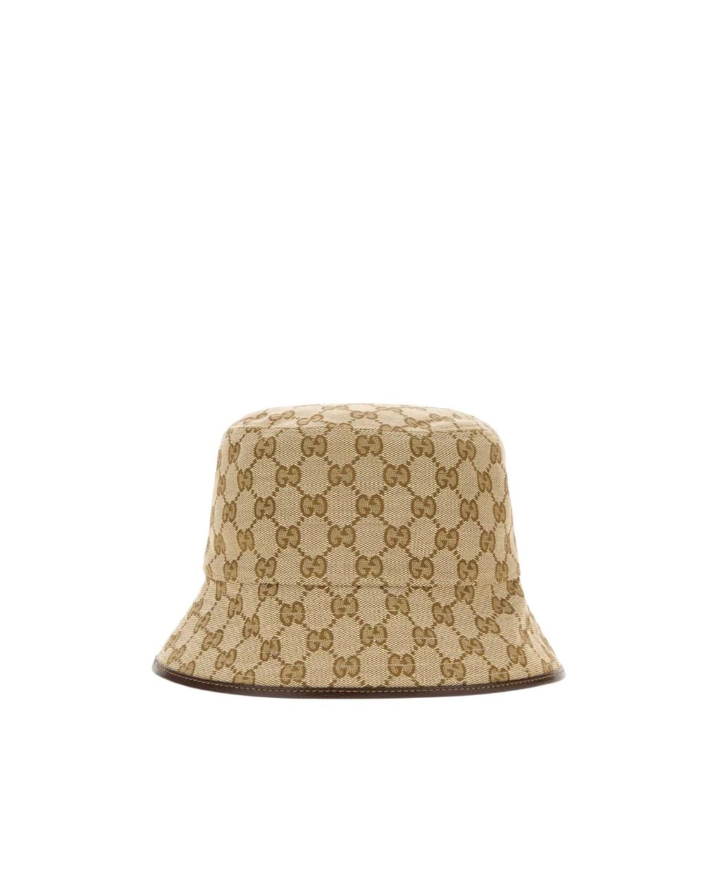 Gucci Natural Gg Monogrammed Bucket Hat