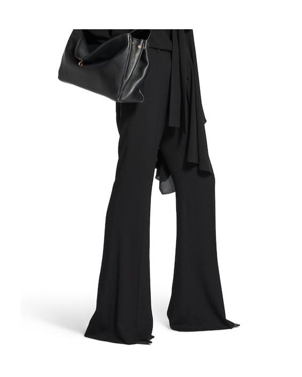 Balenciaga Black Flared Trousers