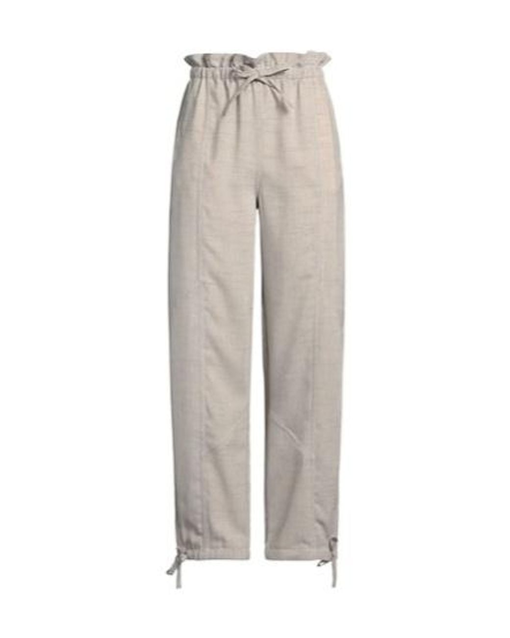 Ganni Gray Tapered Trousers