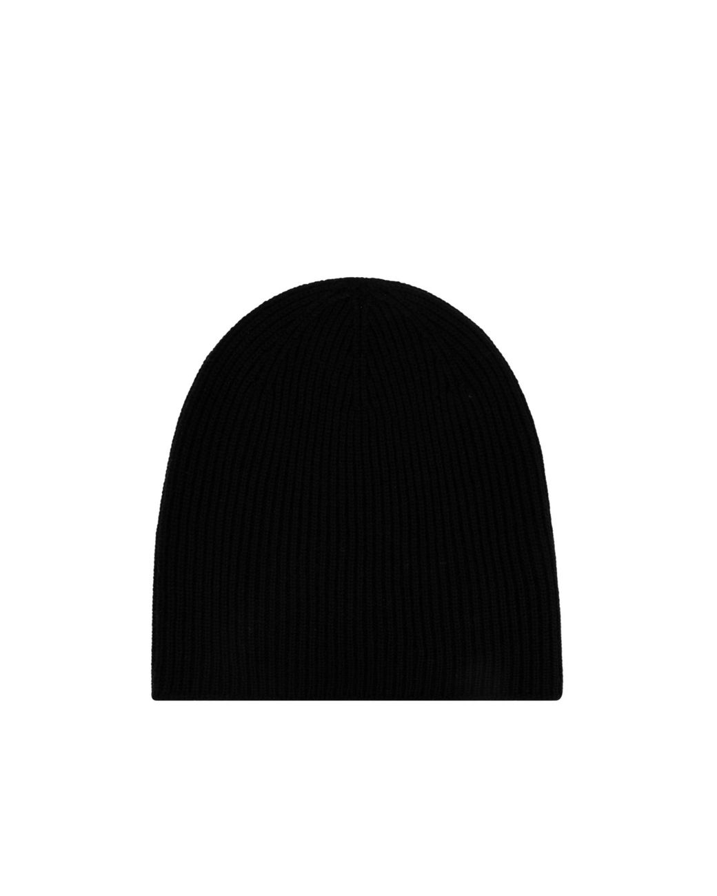 DSquared² Black Logo-Patch Beanie for men