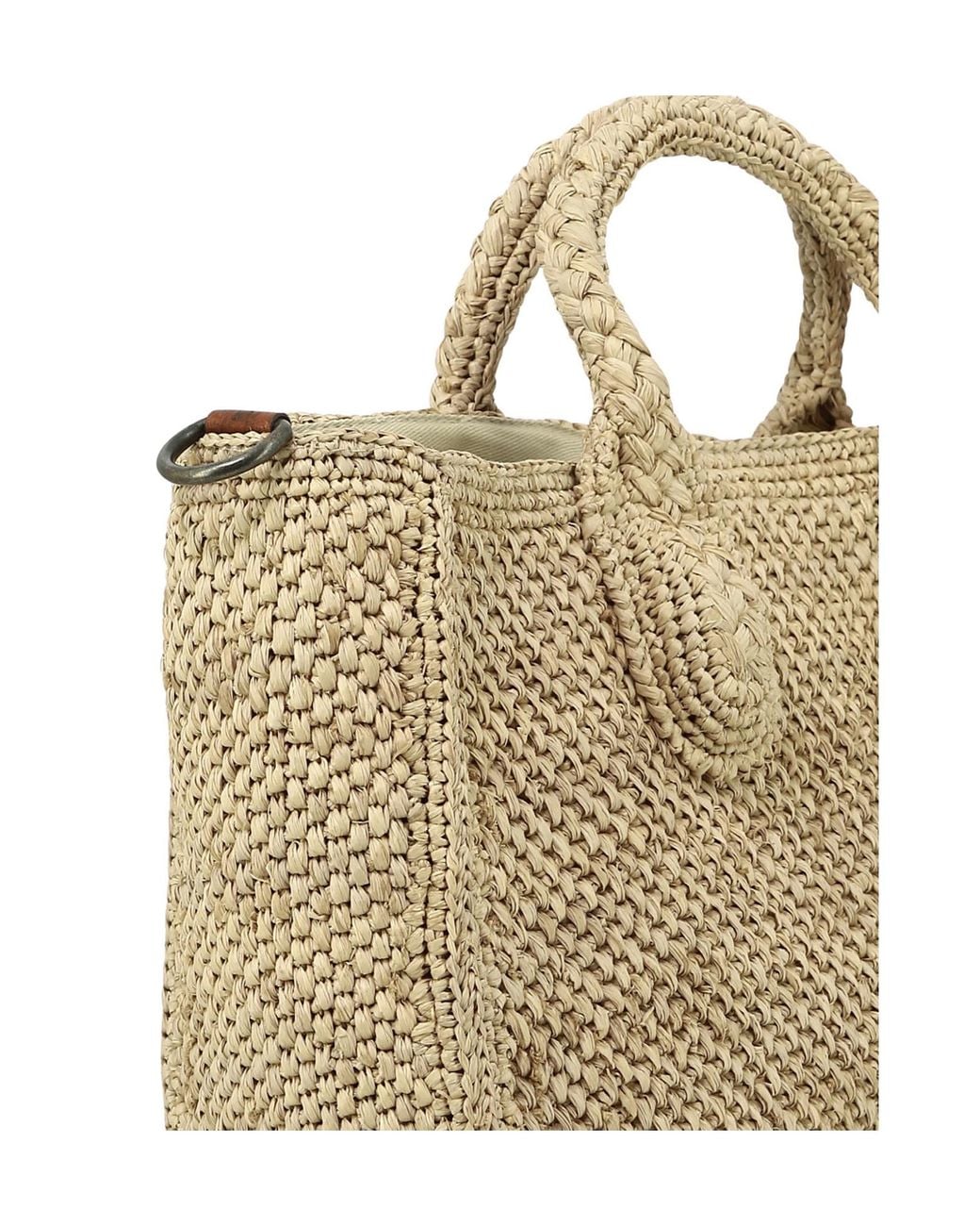 IBELIV Metallic Rary Tote Bag