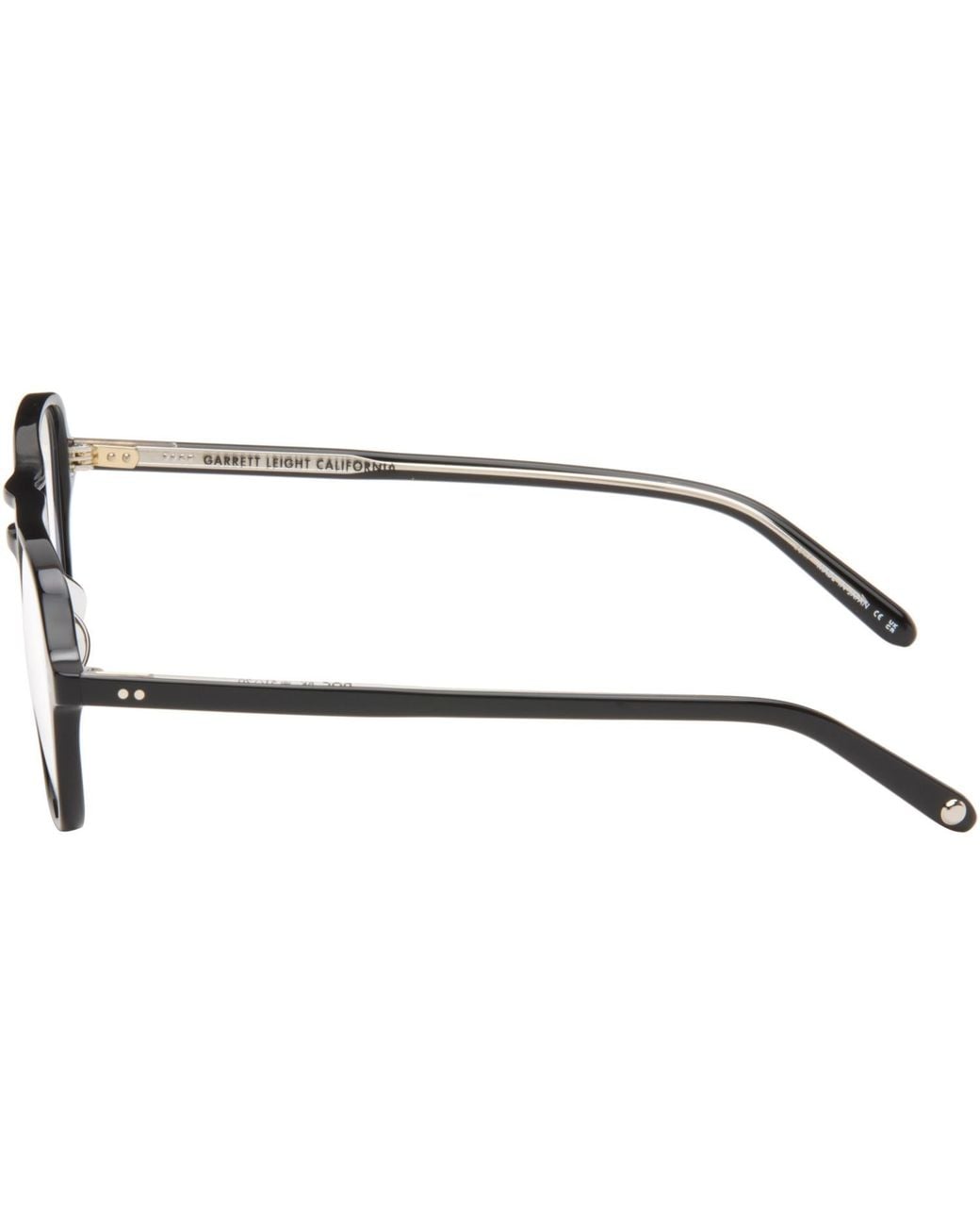 Garrett Leight Metallic Doc Non-Prescription Glasses for men
