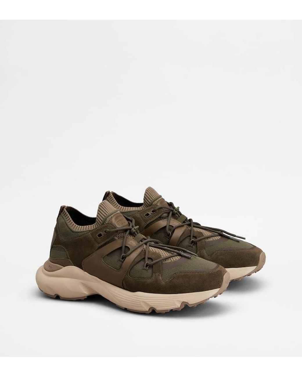 Tod's Brown Sock Sneakers for men