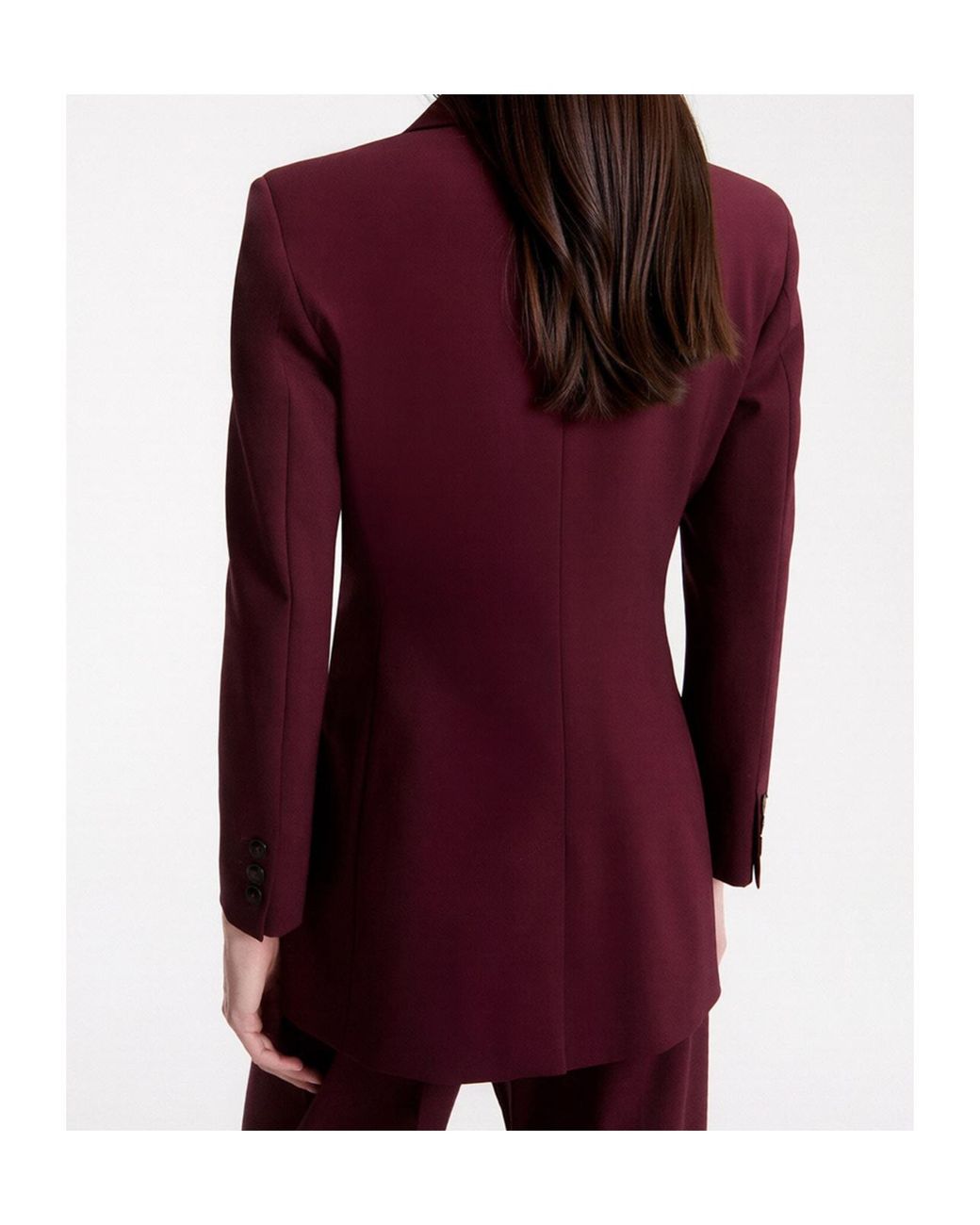 Marella Purple Double-Breasted Blazer